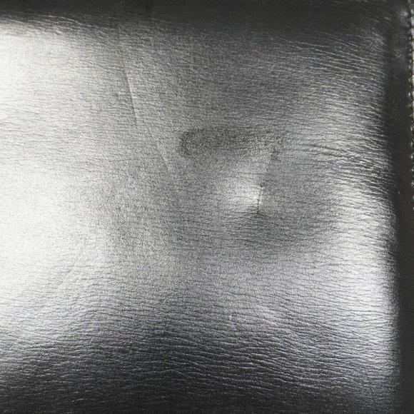 Celine Shoulder Bag Leather Black Women's - Picture 9 of 16